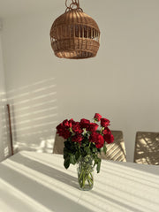Wicker Pendant Light Shade, Wicker Lamp Boho Style, Lampshade Pendant, Lamp Rattan Chandelier Hanging Lamp Suspension Rotan Natural Lamp
