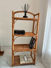 Boho shelf, Bohemian Furniture, Wicker Patio, Rack Bookshelf Storage, Shelf Plant, Shelf Boho Decor, Rattan Shelf, Room Decor Boho