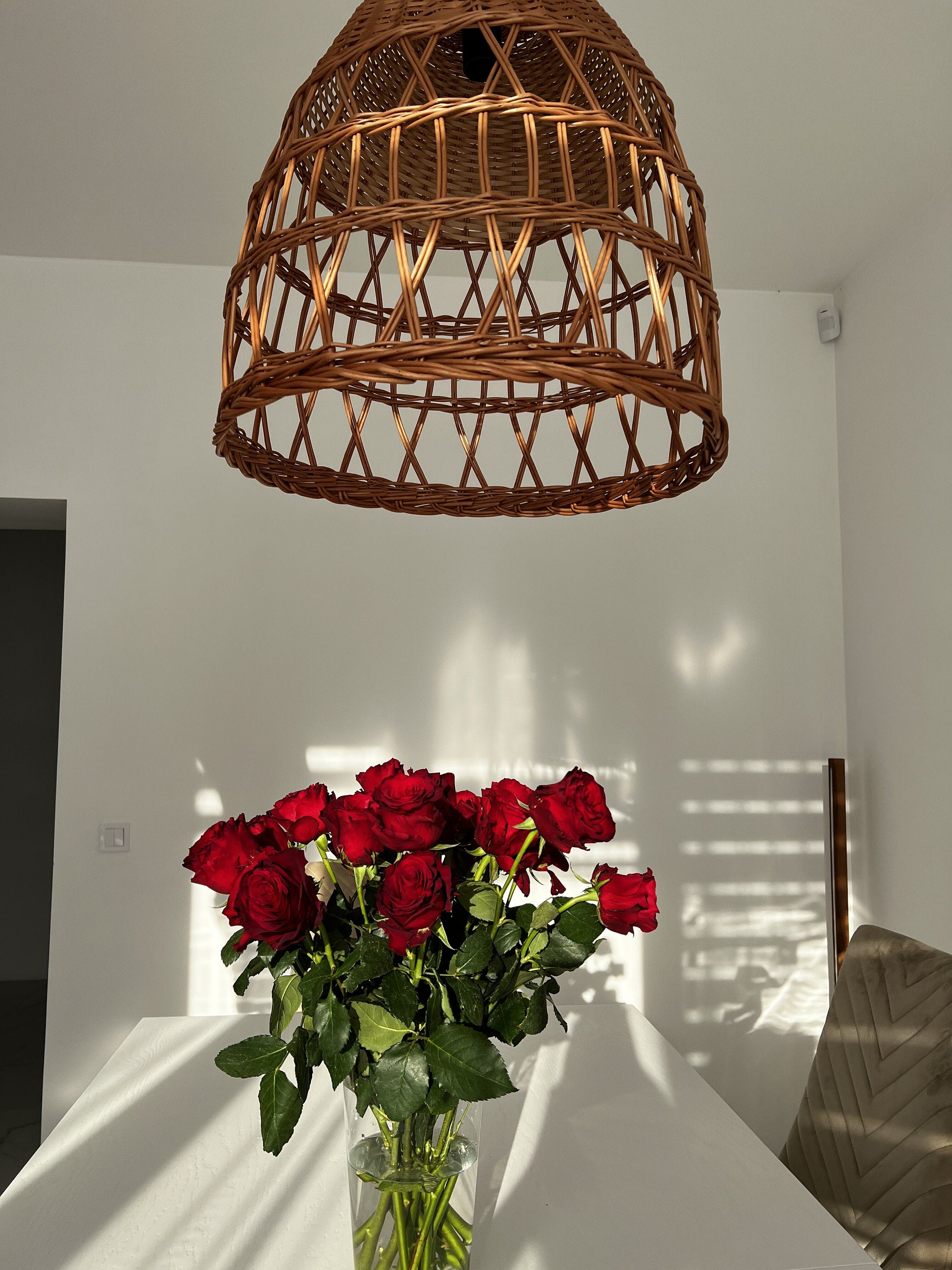 Pendant light, Rattan Lamp Shade, Bamboo Light Fixture, Wicker Lampshade, Bamboo Lampshade, Rattan Lampshade, Rattan Light Fixture