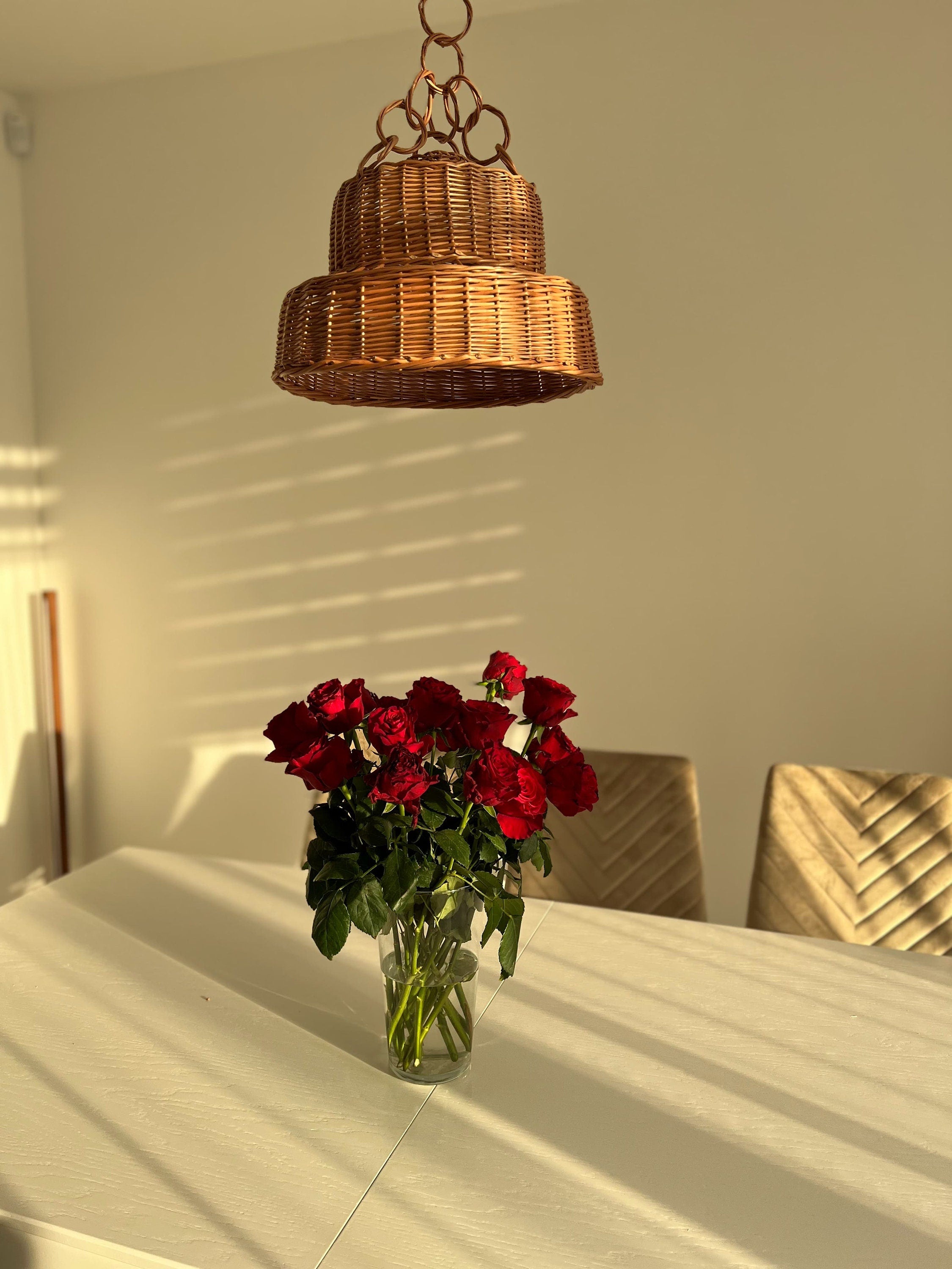 Lighting pendant, Wood pendant light, Pendant lighting, Pendant light, Dining room lighting, Hanging pendant light