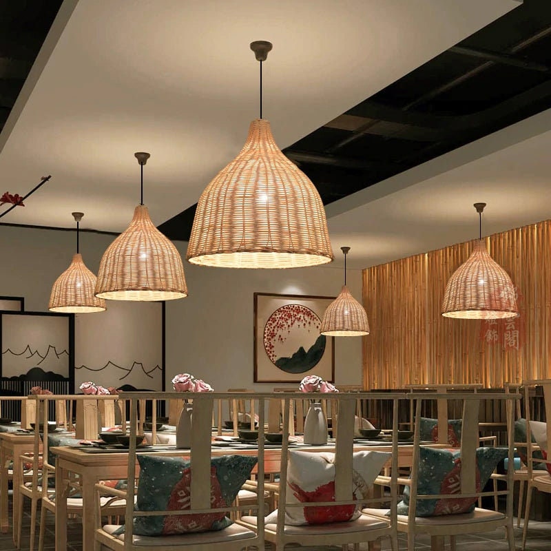 Lamp shade, Pendant light, Pendant Light Shade, Woven Pendant Shade
